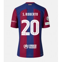 Camiseta Barcelona Sergi Roberto #20 Primera Equipación Replica 2023-24 mangas cortas